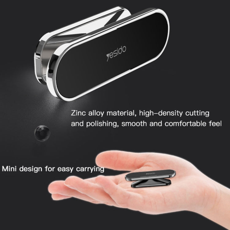 Yesido C82 Car 360 Degree Rotation Strong Magnetic Phone Holder(Silver) - free shipping - PMC TechLife - Order now!