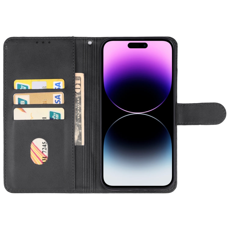 For iPhone 15 Pro Leather Phone Case(Black) - iPhone 15 Pro Cases by PMC Jewellery | Online Shopping South Africa | PMC Jewellery