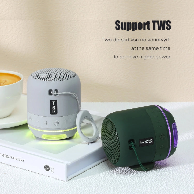 T&G TG294 TWS LED Mini Portable Wireless Stereo Sound Outdoor Speaker(Black) - Mini Speaker by T&G | Online Shopping South Africa | PMC TechLife