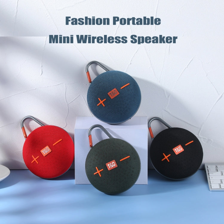 T&G TG648 TWS Outdoor Mini Portable Wireless Bluetooth Speaker with LED Light(Dark Green) - Mini Speaker by T&G | Online Shopping South Africa | PMC Jewellery