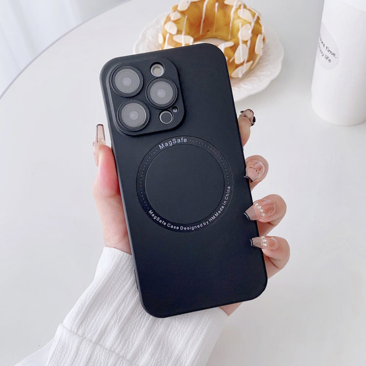 For iPhone 11 Pro Max Magsafe Magnetic PC Shockproof Phone Case With Camera Lens(Black) - free shipping - PMC TechLife - Order now!