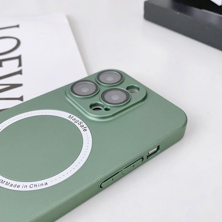 For iPhone 13 Pro Magsafe Magnetic PC Shockproof Phone Case With Camera Lens(Silver) - free shipping - PMC TechLife - Order now!