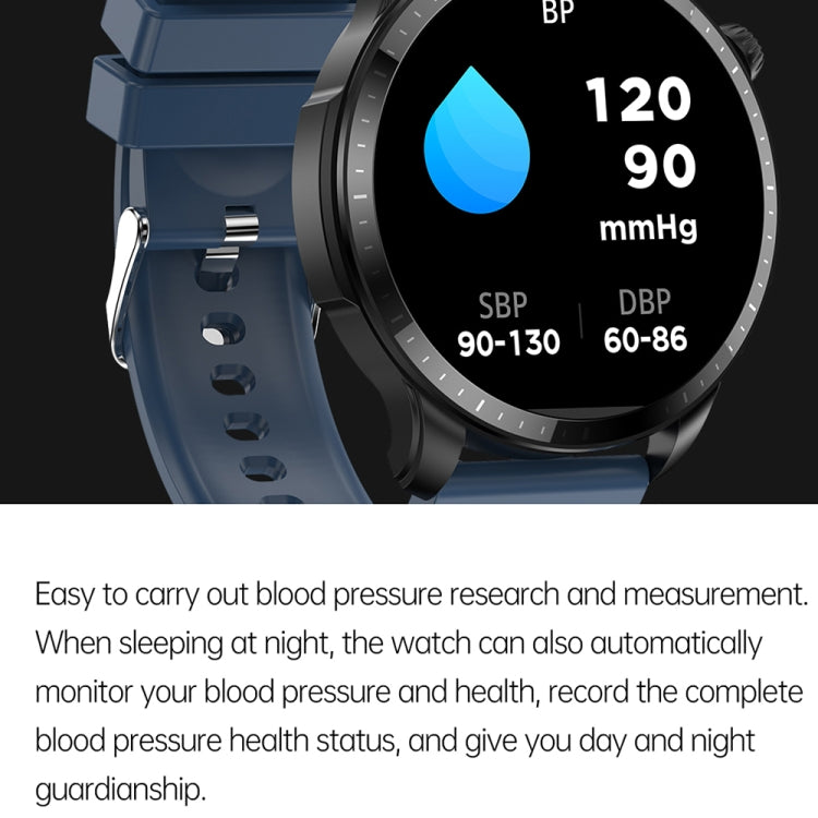 T52 1.39 inch IP67 Waterproof Silicone Band Smart Watch Supports Bluetooth Call / Blood Oxygen / Body Temperature Monitoring(Blue) -  by PMC TechLife | Online Shopping South Africa | PMC TechLife
