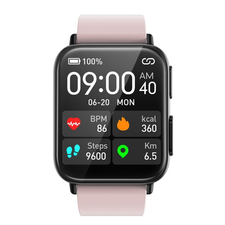 TK10 1.91 inch IP68 Waterproof Silicone Band Smart Watch Supports AI Medical Diagnosis/ Blood Oxygen / Body Temperature Monitoring(Pink) -  by PMC TechLife | Online Shopping South Africa | PMC TechLife