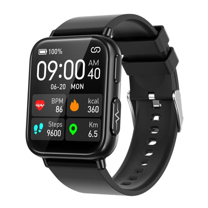 TK10 1.91 inch IP68 Waterproof Silicone Band Smart Watch Supports AI Medical Diagnosis/ Blood Oxygen / Body Temperature Monitoring(Black) -  by PMC Jewellery | Online Shopping South Africa | PMC Jewellery