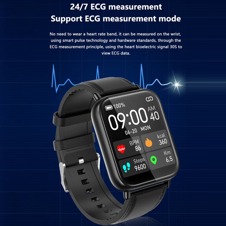 TK10 1.91 inch IP68 Waterproof Silicone Band Smart Watch Supports AI Medical Diagnosis/ Blood Oxygen / Body Temperature Monitoring(Black) -  by PMC TechLife | Online Shopping South Africa | PMC TechLife