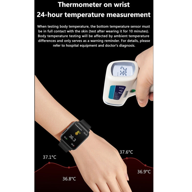 TK10 1.91 inch IP68 Waterproof Silicone Band Smart Watch Supports AI Medical Diagnosis/ Blood Oxygen / Body Temperature Monitoring(Blue) -  by PMC TechLife | Online Shopping South Africa | PMC TechLife