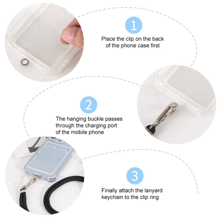 Universal Mixed Color Mobile Phone Lanyard(Black White Mint) - free shipping - PMC TechLife - Order now!