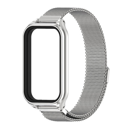 For Redmi Band 2 Mijobs Metal Shell + Milan Magnetic Metal Watch Band(Silver) -  by MIJOBS | Online Shopping South Africa | PMC Jewellery