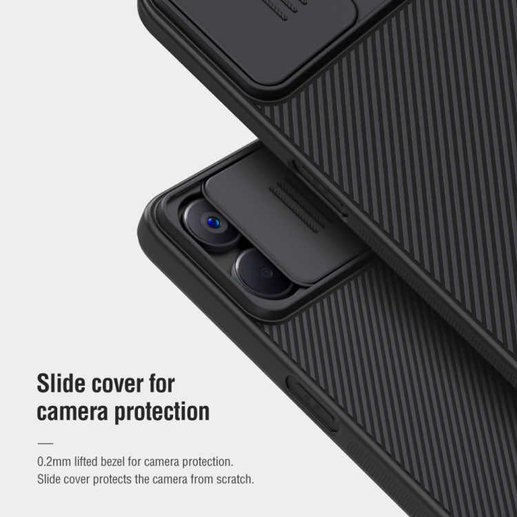 For Realme 9i 5G / 10 5G / 10T 5G NILLKIN Black Mirror Series Camshield PC Phone Case(Black) - Realme Cases by NILLKIN | Online Shopping South Africa | PMC Jewellery