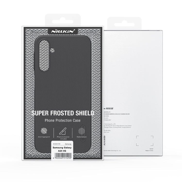 For Samsung Galaxy A24 4G NILLKIN Frosted PC Phone Case(White) - Galaxy Phone Cases by NILLKIN | Online Shopping South Africa | PMC Jewellery