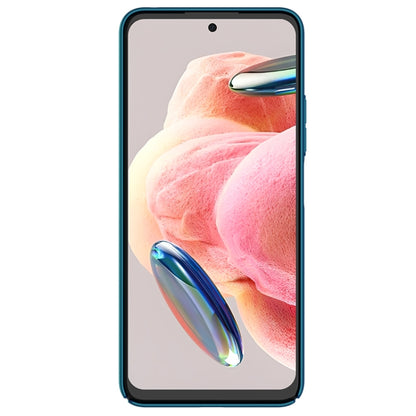 For Xiaomi Redmi Note 12 4G Global NILLKIN Frosted PC Phone Case(Blue) - Note 12 Cases by NILLKIN | Online Shopping South Africa | PMC Jewellery