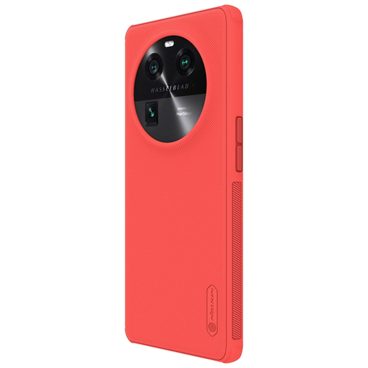 For OPPO Find X6 NILLKIN Frosted Shield Pro PC + TPU Phone Case(Red) - OPPO Cases by NILLKIN | Online Shopping South Africa | PMC Jewellery