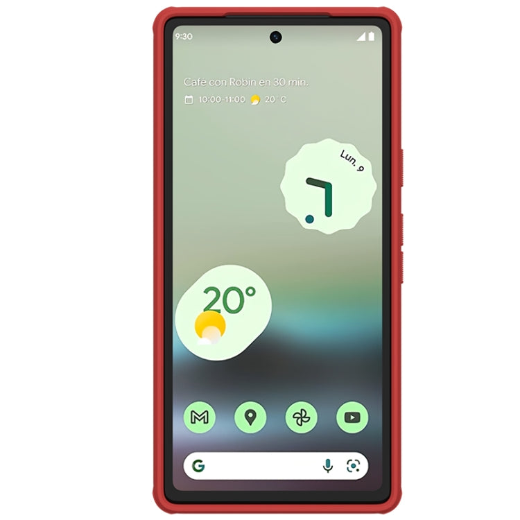 For Google Pixel 7A NILLKIN Frosted Shield Pro PC + TPU Phone Case(Red) - Google Cases by NILLKIN | Online Shopping South Africa | PMC Jewellery