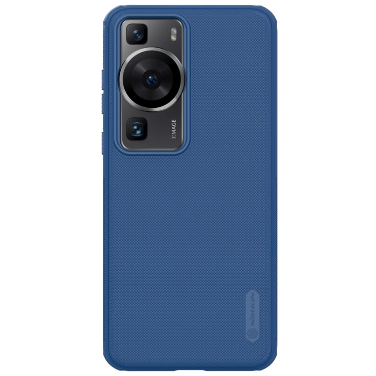 For Huawei P60 Pro / P60 NILLKIN Frosted Shield Pro PC + TPU Phone Case(Blue) - Huawei Cases by NILLKIN | Online Shopping South Africa | PMC Jewellery