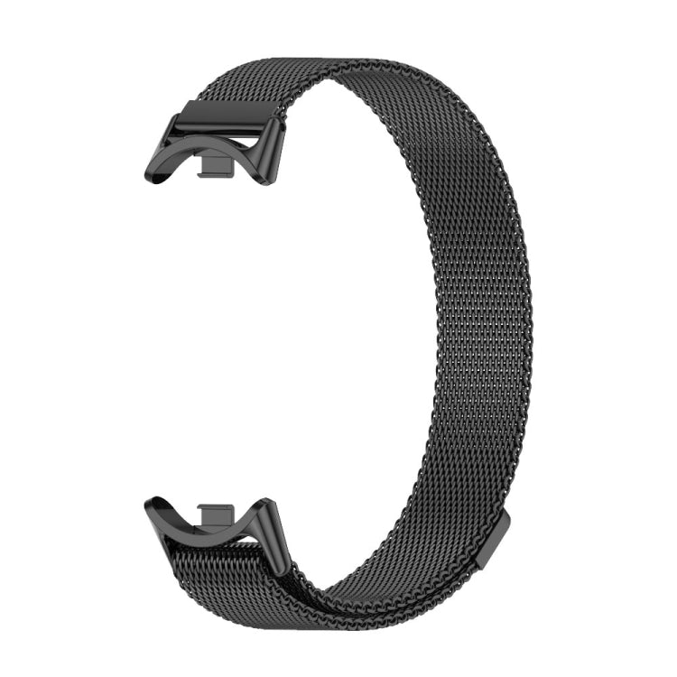 For Xiaomi Mi Band 8 Mijobs Milan Magnetic Metal Stainless Steel Watch Band(Black) -  by MIJOBS | Online Shopping South Africa | PMC Jewellery