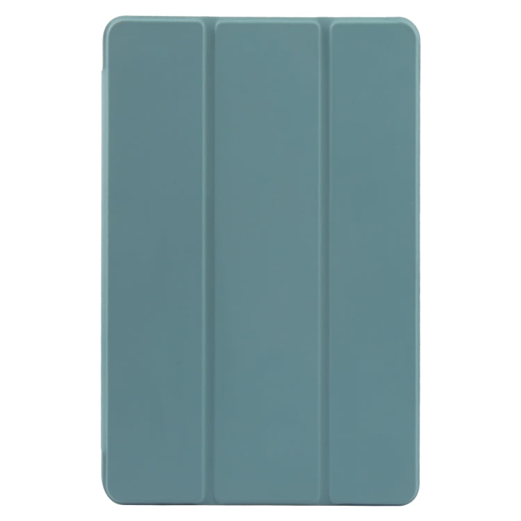 For Xiaomi Pad 6 / Pad 6 Pro Three-fold Holder Flip Tablet Leather Case(Dark Green) -  by PMC Jewellery | Online Shopping South Africa | PMC Jewellery