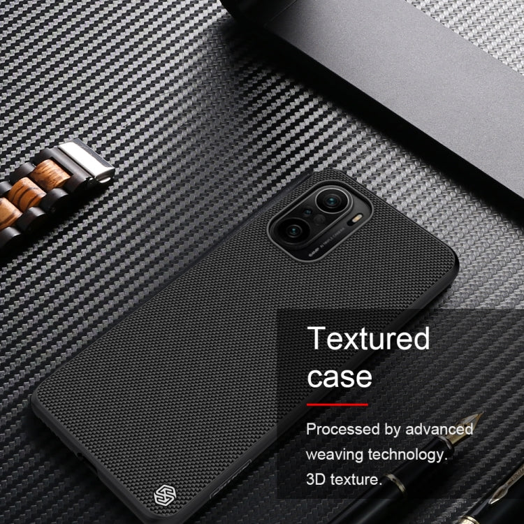 For Xiaomi Redmi K40 / K40 Pro / K40 Pro+ NILLKIN Shockproof TPU + PC Textured Phone Case(Black) - Xiaomi Cases by NILLKIN | Online Shopping South Africa | PMC TechLife | Buy Now Pay Later Mobicred