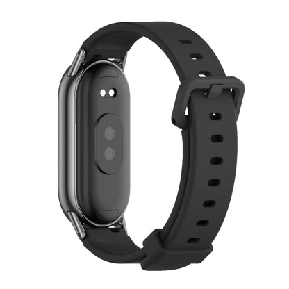 For Xiaomi Mi Band 8 Mijobs Silicone Breathable Watch Band(Black) -  by MIJOBS | Online Shopping South Africa | PMC Jewellery