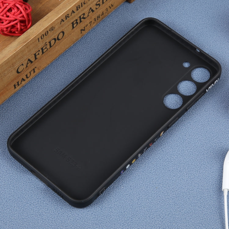 For Samsung Galaxy A02 Astronaut Pattern Silicone Straight Edge Phone Case(Lovely Astronaut-Black) - free shipping - PMC TechLife - Order now!