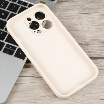 For iPhone 13 Pro Max Milk Tea Astronaut Pattern Liquid Silicone Phone Case(Ivory White) - iPhone 13 Pro Max Cases by PMC Jewellery | Online Shopping South Africa | PMC Jewellery