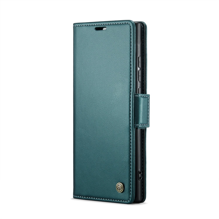 For Samsung Galaxy Note20 Ultra CaseMe 023 Butterfly Buckle Litchi Texture RFID Anti-theft Leather Phone Case(Pearly Blue) - free shipping - PMC TechLife - Order now!