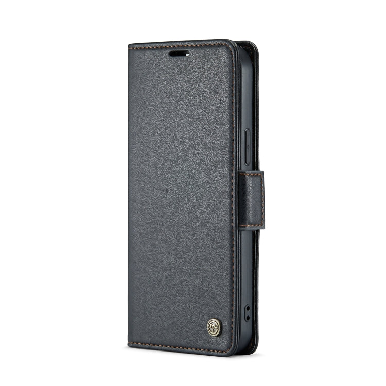 For iPhone 14 Pro Max CaseMe 023 Butterfly Buckle Litchi Texture RFID Anti-theft Leather Phone Case(Black) - iPhone 14 Pro Max Cases by CaseMe | Online Shopping South Africa | PMC TechLife | Buy Now Pay Later Mobicred