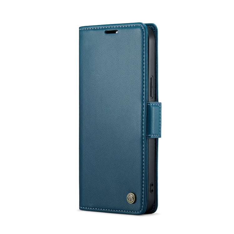 For iPhone 13 Pro CaseMe 023 Butterfly Buckle Litchi Texture RFID Anti-theft Leather Phone Case(Blue) - iPhone 13 Pro Cases by CaseMe | Online Shopping South Africa | PMC TechLife