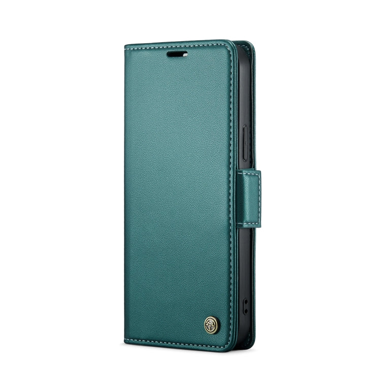 For iPhone 13 Pro Max CaseMe 023 Butterfly Buckle Litchi Texture RFID Anti-theft Leather Phone Case(Pearly Blue) - iPhone 13 Pro Max Cases by CaseMe | Online Shopping South Africa | PMC TechLife