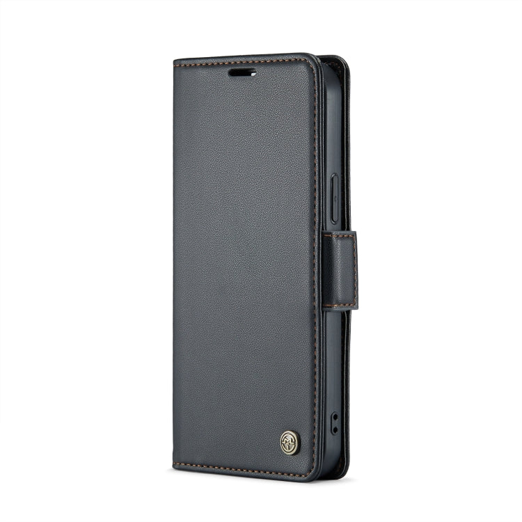For iPhone 12 mini CaseMe 023 Butterfly Buckle Litchi Texture RFID Anti-theft Leather Phone Case(Black) - iPhone 12 mini Cases by CaseMe | Online Shopping South Africa | PMC TechLife | Buy Now Pay Later Mobicred