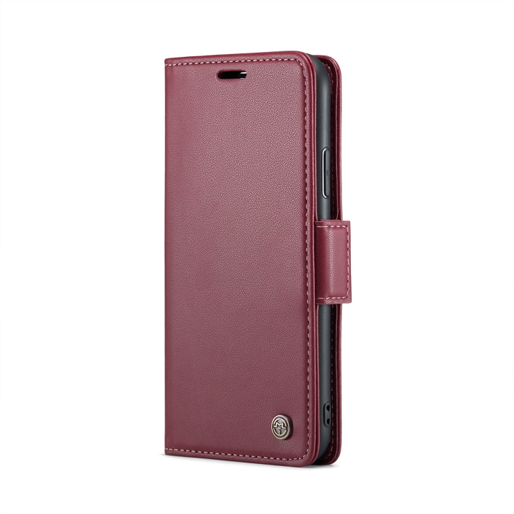For iPhone 11 CaseMe 023 Butterfly Buckle Litchi Texture RFID Anti-theft Leather Phone Case(Wine Red) - iPhone 11 Cases by CaseMe | Online Shopping South Africa | PMC Jewellery