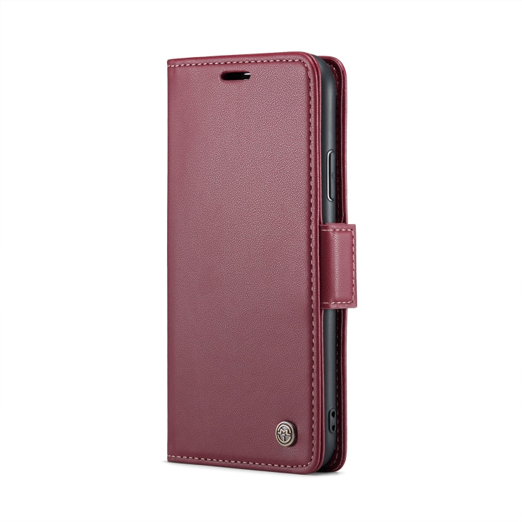 For iPhone 11 Pro CaseMe 023 Butterfly Buckle Litchi Texture RFID Anti-theft Leather Phone Case(Wine Red) - iPhone 11 Pro Cases by CaseMe | Online Shopping South Africa | PMC TechLife | Buy Now Pay Later Mobicred