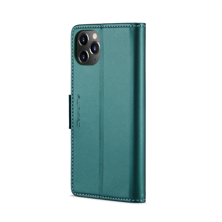 For iPhone 11 Pro CaseMe 023 Butterfly Buckle Litchi Texture RFID Anti-theft Leather Phone Case(Pearly Blue) - iPhone 11 Pro Cases by CaseMe | Online Shopping South Africa | PMC TechLife