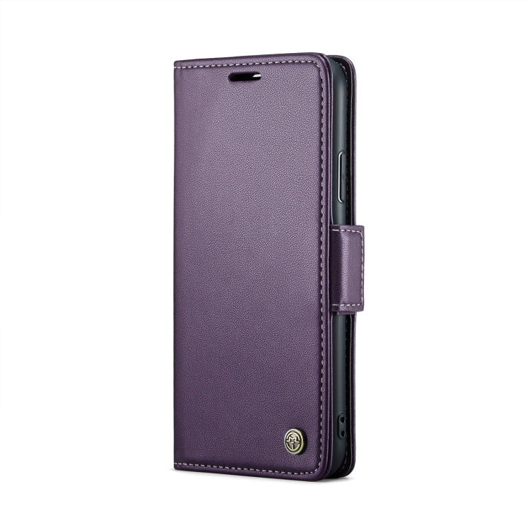 For iPhone 11 Pro Max CaseMe 023 Butterfly Buckle Litchi Texture RFID Anti-theft Leather Phone Case(Pearly Purple) - iPhone 11 Pro Max Cases by CaseMe | Online Shopping South Africa | PMC TechLife