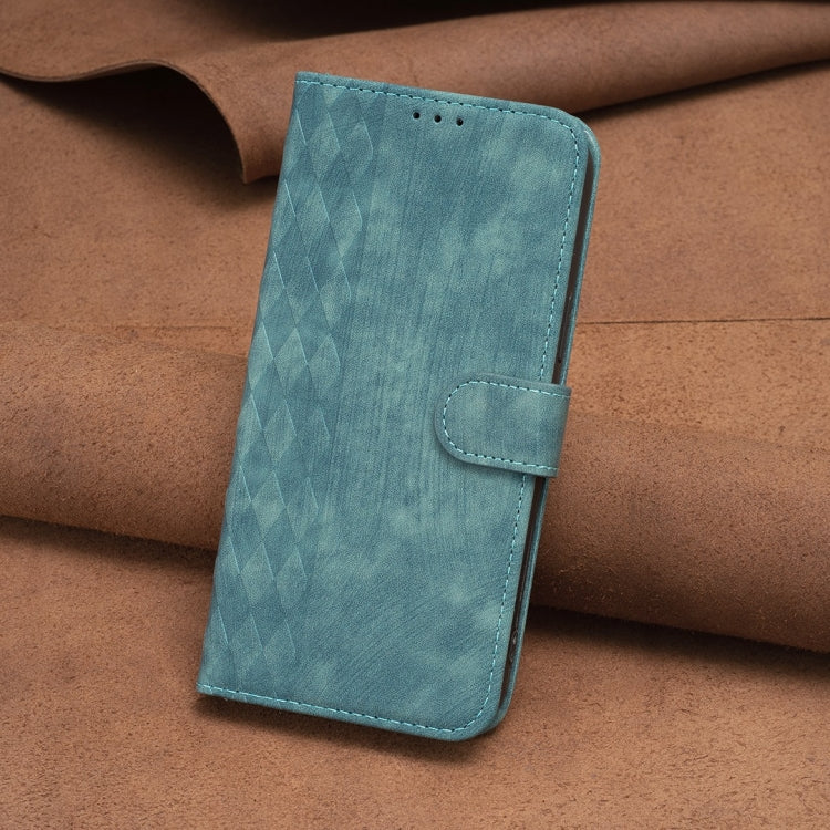 For iPhone 11 Pro Plaid Embossed Leather Phone Case(Green) - free shipping - PMC TechLife - Order now!