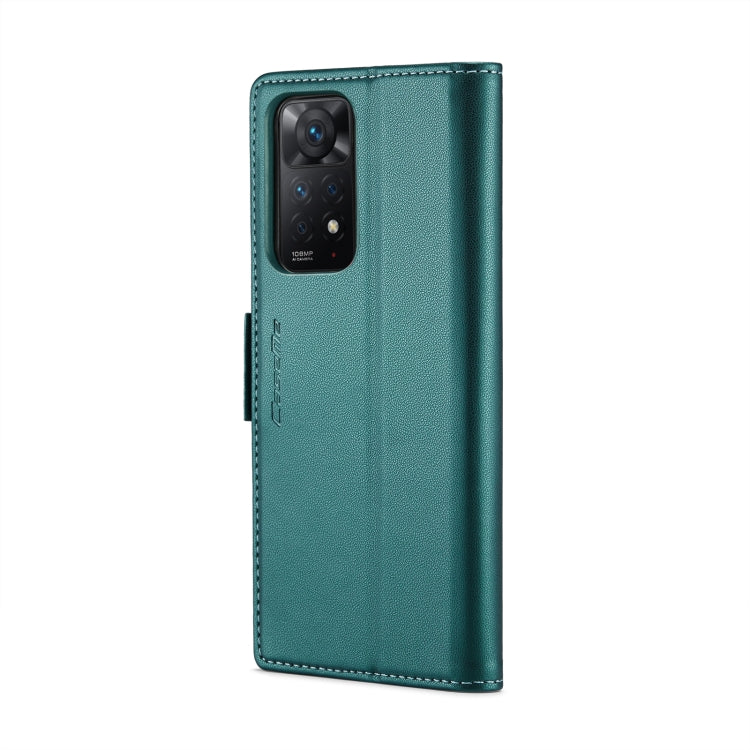 CaseMe 023 Butterfly Buckle Litchi Texture RFID Anti-theft Leather Phone Case For Xiaomi Redmi Note 11 Pro 5G Global/Redmi Note 11 Pro Global(Pearly Blue) - free shipping - PMC TechLife - Order now!