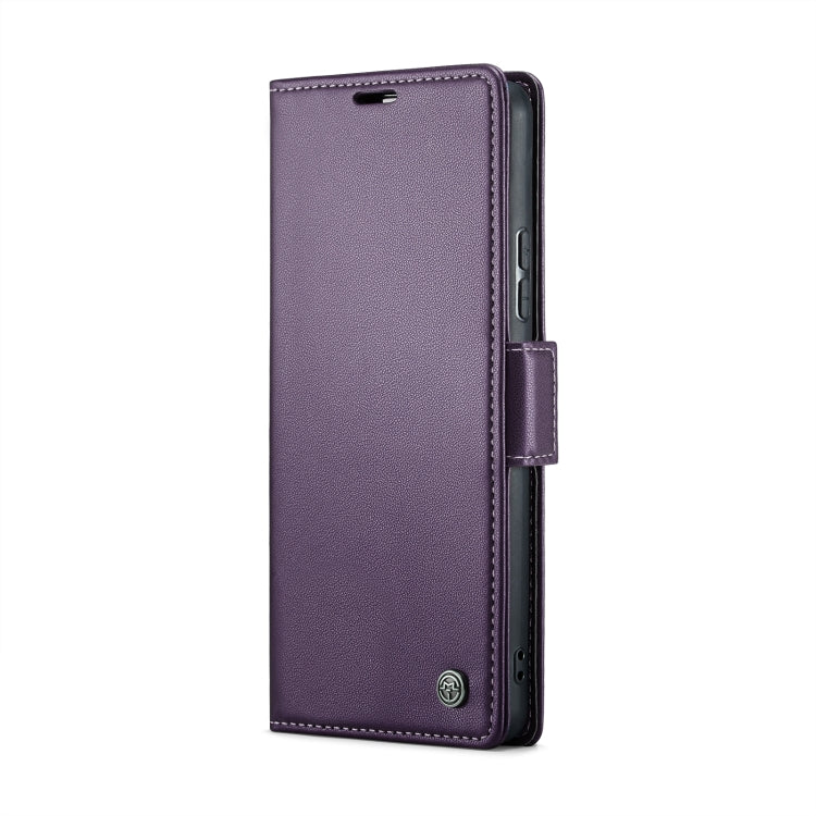 CaseMe 023 Butterfly Buckle Litchi Texture RFID Anti-theft Leather Phone Case For Xiaomi Redmi Note 11 Pro 5G Global/Redmi Note 11 Pro Global(Pearly Purple) - free shipping - PMC TechLife - Order now!
