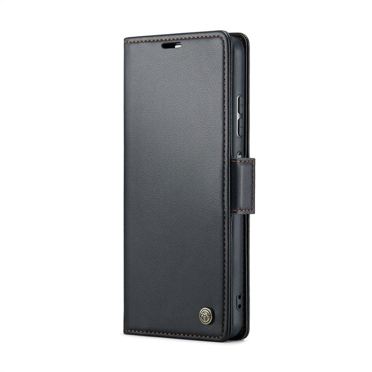 CaseMe 023 Butterfly Buckle Litchi Texture RFID Anti-theft Leather Phone Case For Xiaomi Poco X5 Pro 5G/Redmi Note 12 Pro 5G Global(Black) - free shipping - PMC TechLife - Order now!