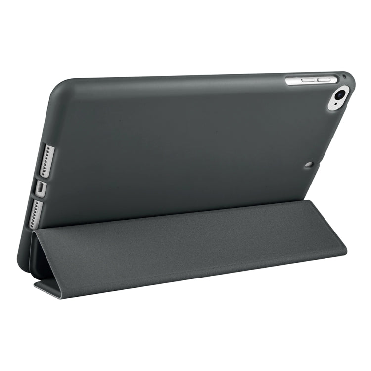 For iPad mini 5 / 4 / 3 / 2 / 1 3-folding TPU Horizontal Flip Leather Tablet Case with Holder(Black) - free shipping - PMC TechLife - Order now!