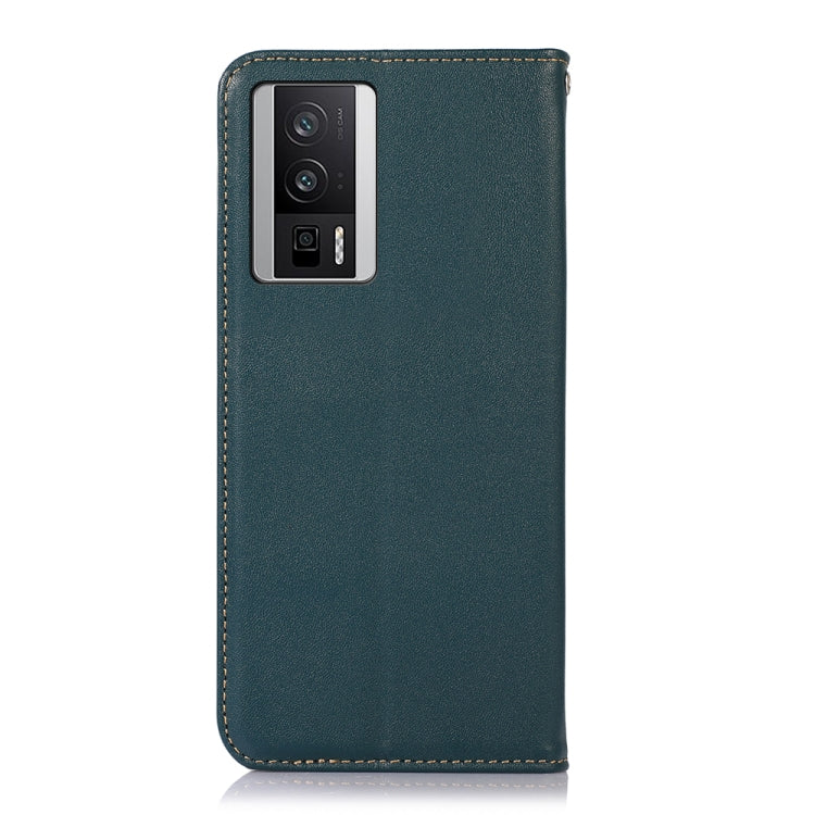 For Xiaomi Redmi K60 / K60 Pro / Poco F5 Pro KHAZNEH Nappa Top Layer Cowhide Leather Phone Case(Green) - Xiaomi Cases by PMC TechLife | Online Shopping South Africa | PMC TechLife