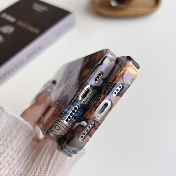 For iPhone 11 Pro Max Precise Hole Oil Painting Pattern PC Phone Case(Tobacco Pipe) - iPhone 11 Pro Max Cases by PMC TechLife | Online Shopping South Africa | PMC TechLife