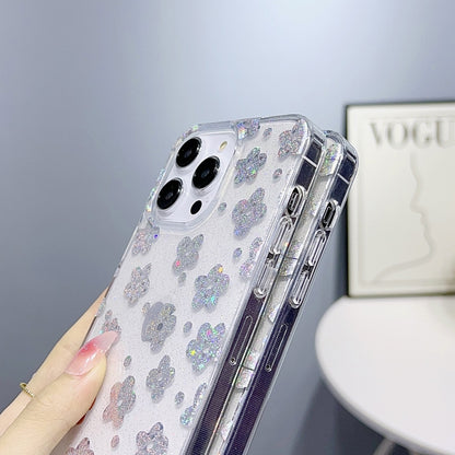 For iPhone 13 Pro Max Little Star Series Glitter Powder TPU Phone Case(Little Rabbit) - iPhone 13 Pro Max Cases by PMC Jewellery | Online Shopping South Africa | PMC Jewellery