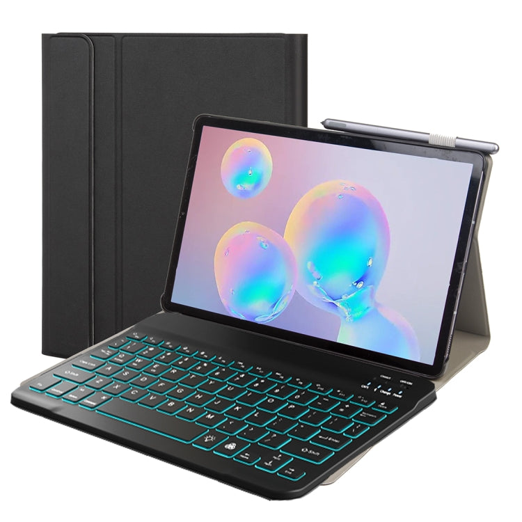 DY-M10P For Lenovo Smart Tab M10 HPD Plus TB-X606F 10.3 inch 2 in 1 Removable Magnetic ABS Bluetooth Keyboard + Protective Leather Tablet Case with Stand & Sleep / Wake-up & Pen Holder(Black) - Lenovo Keyboard by PMC TechLife | Online Shopping South Africa | PMC TechLife | Buy Now Pay Later Mobicred