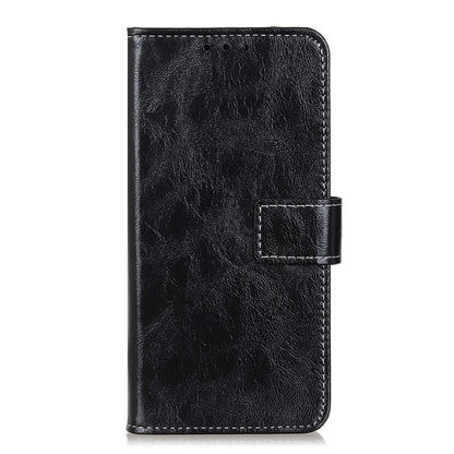 For Xiaomi Redmi Note 12S 4G Retro Crazy Horse Texture Horizontal Flip Leather Phone Case(Black) - Xiaomi Cases by PMC Jewellery | Online Shopping South Africa | PMC Jewellery