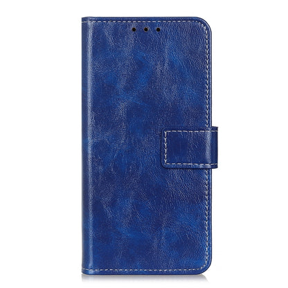 For Xiaomi Redmi 12 4G Retro Crazy Horse Texture Horizontal Flip Leather Phone Case(Blue) - Xiaomi Cases by PMC Jewellery | Online Shopping South Africa | PMC Jewellery