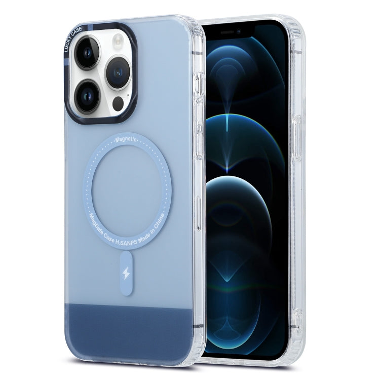 For iPhone 12 Pro Max PC + TPU IMD MagSafe Magnetic Phone Case(Grey) - free shipping - PMC TechLife - Order now!