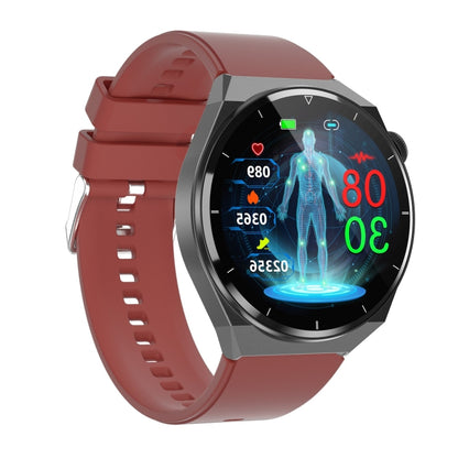 TK20 1.39 inch IP68 Waterproof Silicone Band Smart Watch Supports ECG / Remote Families Care / Body Temperature Monitoring(Red) - Smart Watches by PMC Jewellery | Online Shopping South Africa | PMC Jewellery