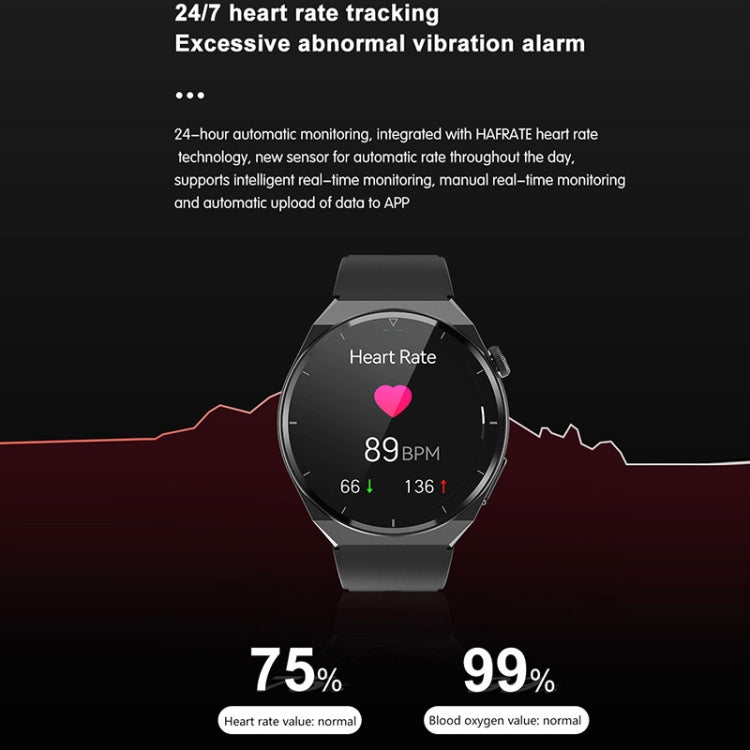 TK20 1.39 inch IP68 Waterproof Silicone Band Smart Watch Supports ECG / Remote Families Care / Body Temperature Monitoring(Red) - Smart Watches by PMC TechLife | Online Shopping South Africa | PMC TechLife