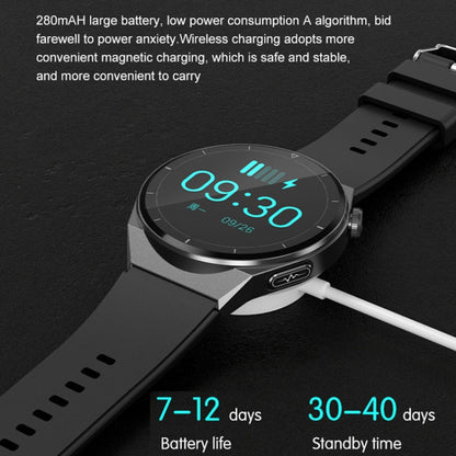 TK20 1.39 inch IP68 Waterproof Silicone Band Smart Watch Supports ECG / Remote Families Care / Body Temperature Monitoring(Black) - Smart Watches by PMC Jewellery | Online Shopping South Africa | PMC Jewellery