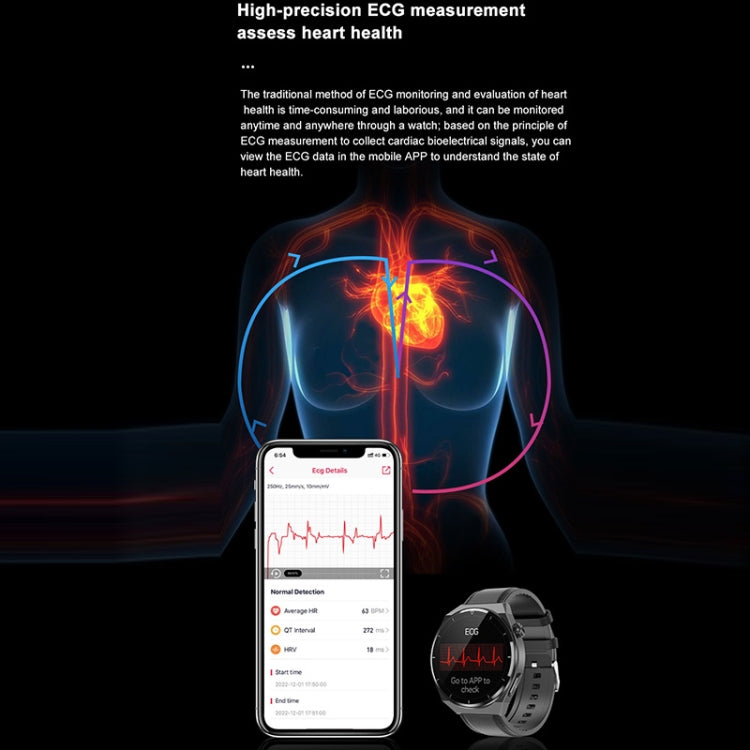 TK20 1.39 inch IP68 Waterproof Silicone Band Smart Watch Supports ECG / Remote Families Care / Body Temperature Monitoring(Blue) - Smart Watches by PMC TechLife | Online Shopping South Africa | PMC TechLife